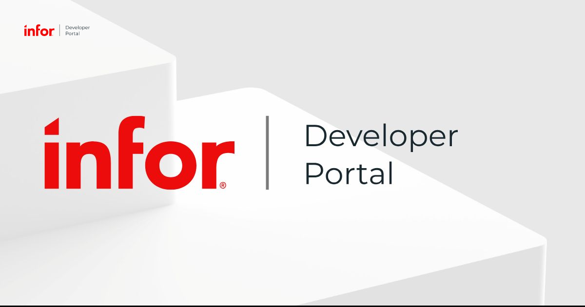 Overview - Infor Developer Portal Tutorials